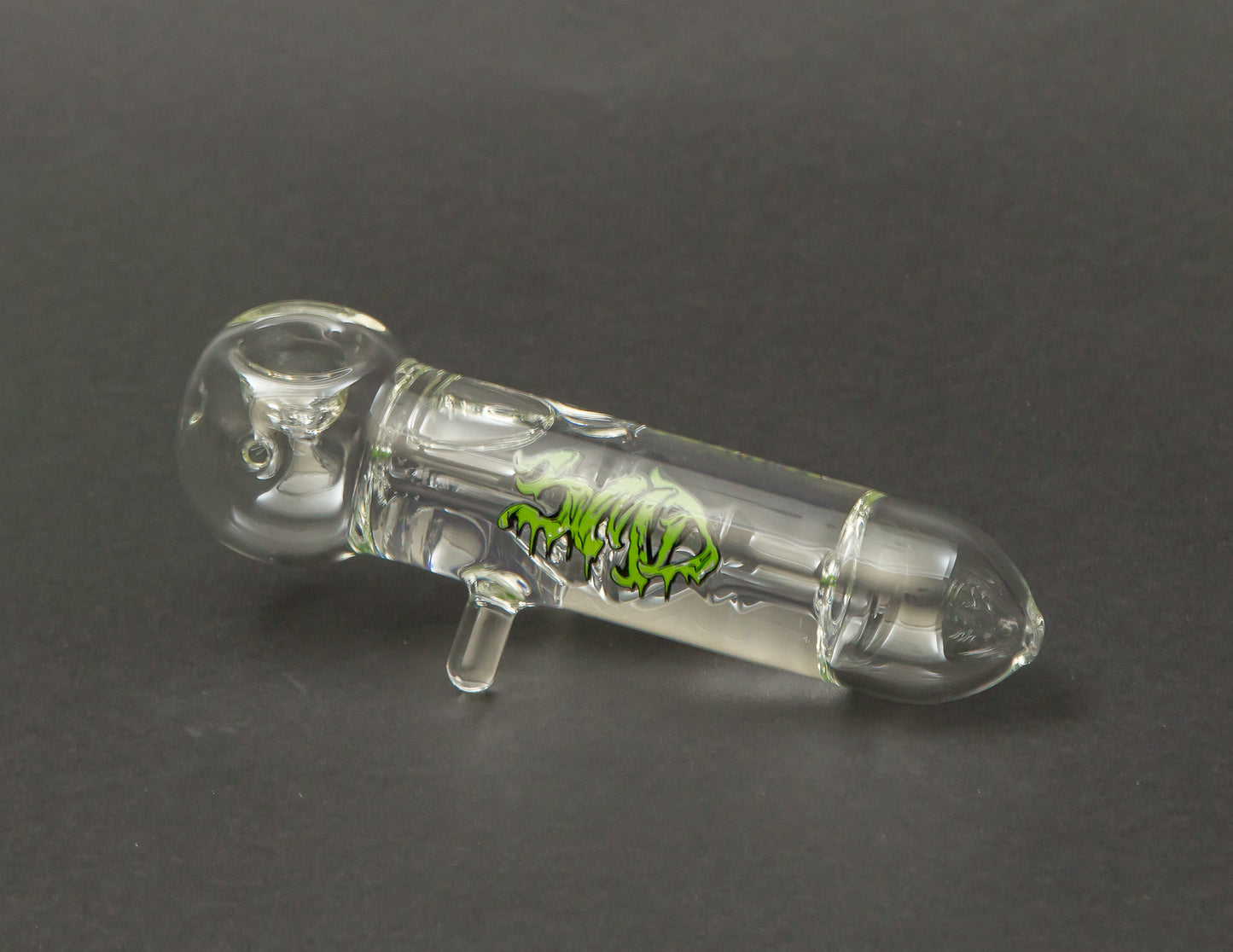 3MD Glycerin Hand Pipe Clear with Blue UV
