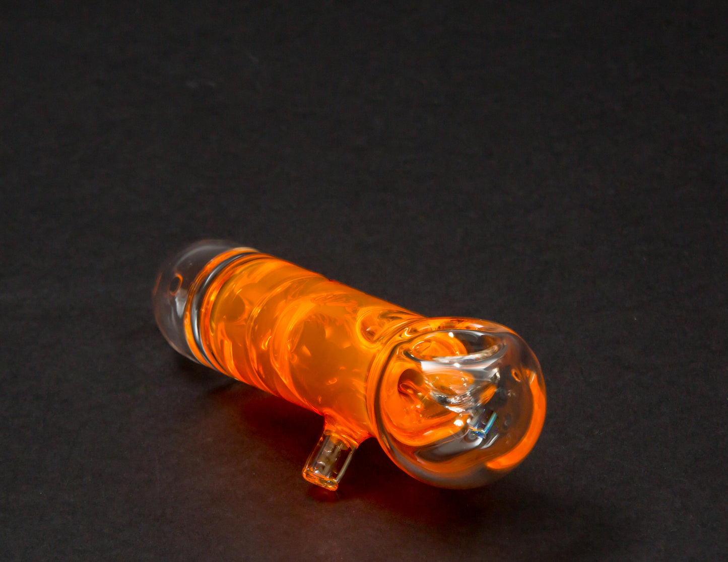 3MD Glycerin Hand Pipe Orange with Orange UV
