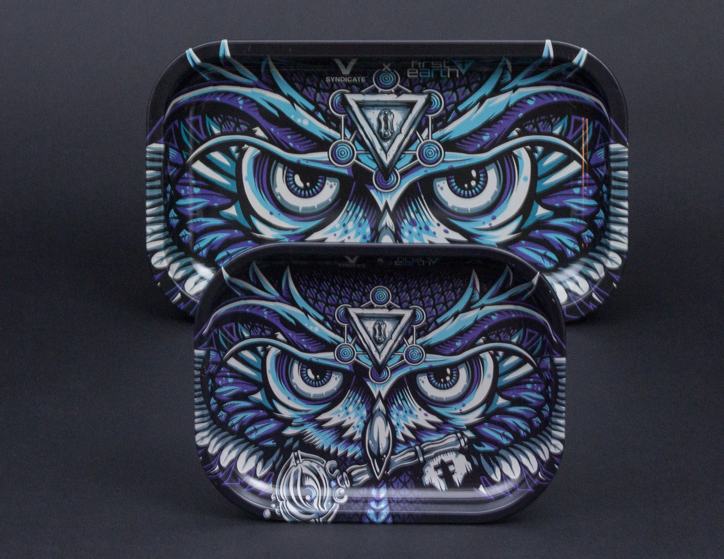 V Syndicate First Earth Owl Metal Tray