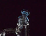 Barry Glass Mini Peak Bubble Carb Cap Blue Rain