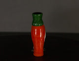 Empire Glassworks Sriracha Bottle Keychain Chillum
