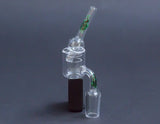 Medicali 18mm Male Quartz Thermal Banger with matching Decal Carb Cap